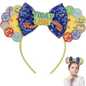 Sequin Emoji Kids Headband